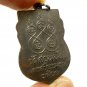 LP KLAI COIN BLESSED 2500 BE. SUCCESS LUCKY RICH PENDANT THAI REAL BUDDHA AMULET