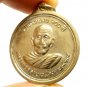 LP KLAI VAJASIT 100 YEAR COIN MAGIC THAI BUDDHA AMULET STRONG PROTECTION PENDANT