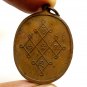 LP DING COIN BLESSED 1967 LUCKY RICH SUCCESS MULTIPLY PENDANT THAI BUDDHA AMULET