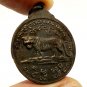 LP SOMCHAI TIGER COIN BLESSED 1977 AMULET STRONG PROTECTION LUCKY GAMBLE PENDANT