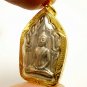 SMALL KHUNPAEN GUMAN THONG LP POON THAI MIRACLE AMULET PENDANT LUCKY GAMBLE RICH