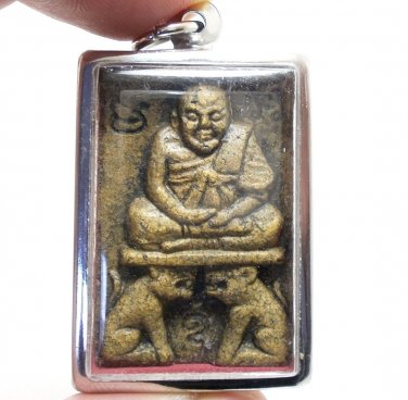 LP PARN RIDE TIGERS WAT BANGHERE MAGIC MIRACLE AMULET PROTECTION BUDDHA PENDANT