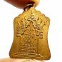 LP PHROM COIN BLESS IN 1971 MIRACLE FORTUNE LUCK YANT THAI BUDDHA AMULET PENDANT
