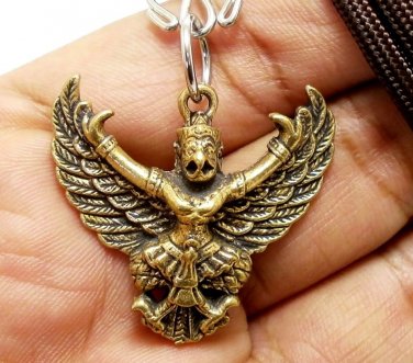 PHAYA KRUT GARUDA MAGIC EAGLE BIRD AMULET LIFE PROTECTION GUARD PENDANT NECKLACE