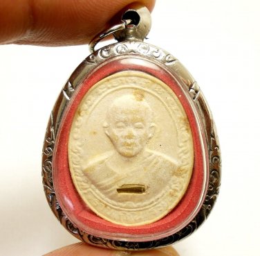 LP KOON WITH MIRACLE TAKRUT THAI BUDDHA AMULET PENDANT LUCKY RICH MULTIPLY MONEY