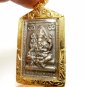 GANESHA GANAPATI VINAYAKA GANESH & LORD BRAHMA HINDU DEITY AMULET LUCKY PENDANT