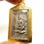 GANESHA GANAPATI VINAYAKA GANESH & LORD BRAHMA HINDU DEITY AMULET LUCKY PENDANT