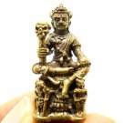 THAI MINI AMULET PHAYAYOM KING OF DEATH SIT SKULL THRONE BLESS STRONG PROTECTION