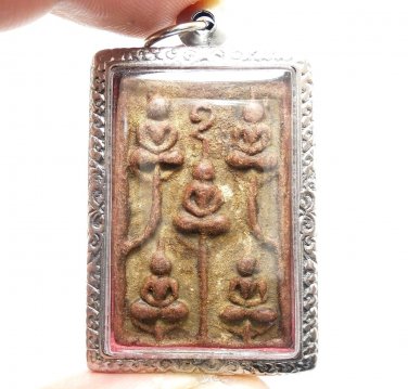 PHRA JAO 5 PRA ONG LP NGERN WAT BANGKLAN PENDANT MAGIC THAI BUDDHA LUCKY AMULET