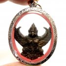 LP TIM COIN PENDANT THAI POWERFUL MAGIC PHAYA KRUT GARUDA EAGLE REAL RARE AMULET