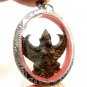 LP TIM COIN PENDANT THAI POWERFUL MAGIC PHAYA KRUT GARUDA EAGLE REAL RARE AMULET