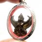 LP TIM COIN PENDANT THAI POWERFUL MAGIC PHAYA KRUT GARUDA EAGLE REAL RARE AMULET