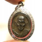 LP SUK SOOK BLESSING BACK MAGIC CLOSE EYE BUDDHA AMULET LUCKY RICH THAI PENDANT
