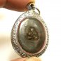 LP SUK SOOK BLESSING BACK MAGIC CLOSE EYE BUDDHA AMULET LUCKY RICH THAI PENDANT