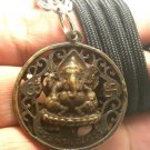GANESHA GANAPATI VINAYAKA HINDU GOD GANESH MAGIC HERMIT AMULET PENDANT NECKLACE
