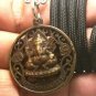 GANESHA GANAPATI VINAYAKA HINDU GOD GANESH MAGIC HERMIT AMULET PENDANT NECKLACE