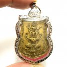 VISHNU ON GARUDA LP MOON NARAI ON KRUT BLESS 1999 THAI AMULET PENDANT LUCKY RICH