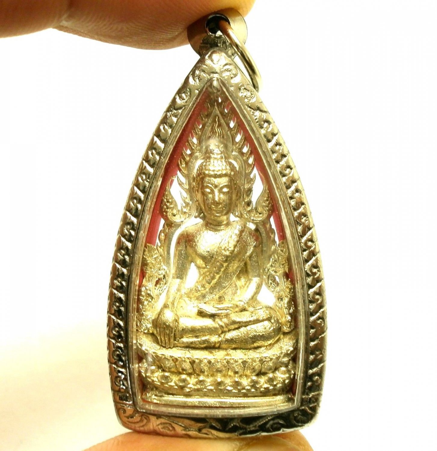 PHRA BUDDHA CHINNARAJ SHINNARAJ THAI MAGIC AMULET PENDANT LUCKY RICH ...