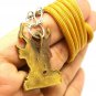 MAHA KALI KALIKA DEVI AMULET HINDU GODDESS DEITY BRASS PENDANT LOCKET NECKLACE