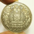 GUAN YIN BIG COIN 1000 HANDS BUDDHA QUAN IM AMULET BLESSING SUCCESS HAPPY LUCKY