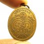 LP PORN COIN 1971 THAI BUDDHA NAGA NAK MAGIC YANT AMULET LUCK MONEY RICH PENDANT