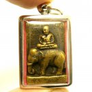 LP NGERN ON ELEPHANT MAGIC PENDANT BLESSING THAI BUDDHA AMULET LUCKY RICH MONEY