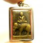 LP NGERN ON ELEPHANT MAGIC PENDANT BLESSING THAI BUDDHA AMULET LUCKY RICH MONEY