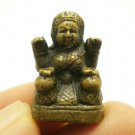 THAI MINI AMULET NANGKWAK LADY CALL FOR GOOD LUCK MONEY RICH TRADE REAL TALISMAN