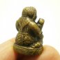 THAI MINI AMULET NANGKWAK LADY CALL FOR GOOD LUCK MONEY RICH TRADE REAL TALISMAN