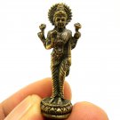 MAA LAXMI DEVI MINI AMULET LAKSHMI HINDU DEITY GODDESS BLESS RICH WEALTH LUCKY