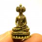 NAWAGOTE 9 FACES LORD BUDDHA PENDANT THAI BRASS AMULET WIN OBSTACLES LUCKY RICH