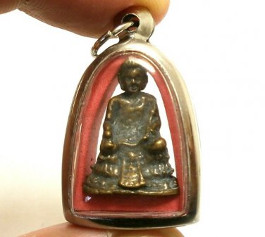 CHINESE BUDDHA MAGIC BLESSED FOR LUCKY RICH WEALTH SUCCESS HAPPY AMULET PENDANT