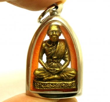 LP KOON AMULET THAI BUDDHA MIRACLE PENDANT MULTIPLY GOOD LUCK WEALTH MONEY RICH