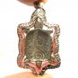 LP LEW BLESSED 1995 TURTLE AMULET PENDANT MAGIC YANT THAI LUCKY LIFE PROTECTION