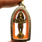 LORD GANESHA 3 HEADS PENDANT HINDU BLESSED FOR SUCCESS GANESH GOD DEITY AMULET