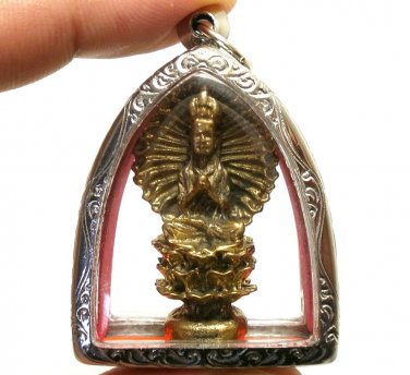 AVALOKITESVARA BUDDHA GUAN YIN QUAN IM PENDANT BLESSING SUCCESS HAPPY LUCKY LIFE