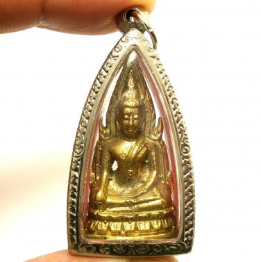 PHRA BUDDHA CHINNARAJ SHINNARAJ THAI AMULET PENDANT LUCKY RICH HAPPY LOVE CHARM