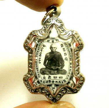 LP LEW BLESSED TURTLE PENDANT MAGIC TAKRUT THAI POWERFUL AMULET LUCKY PROTECTION