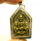 KHUNPAEN HOLD 3 LADY LP PIN THAI LOVE APPEAL AMULET PENDANT ATTRACTION TALISMAN