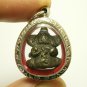 PIDTA LORD GANESHA TINY PENDANT CLOSE EYES HINDU GOD OF SUCCESS GANAPATI GANESH