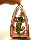 CROCODILE MAGIC MIRACLE REAL BLESS THAI AMULET PENDANT WEALTH RICH LUCKY GAMBLE