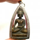 CHIANGROONG AMULET PENDANT LAOS BUDDHA BLESSED LUCKY HAPPY PEACEFUL HEALTHY LIFE