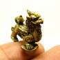 PI YAO MINI AMULET PIYAO PIXIU LUCKY CHARM FENG SHUI DRAGON CHINESE MONEY WEALTH