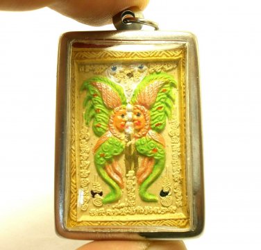 KRUBA KRITSANA MAGIC THEP JAMLANG BUTTERFLY SALIKA THAI MIRACLE AMULET PENDANT