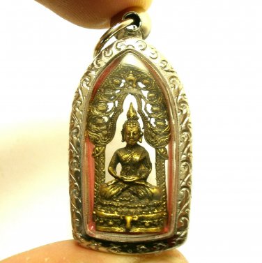BEAUTIFUL LORD BUDDHA NIRUNTARAI THAI AMULET STRONG PROTECTION WIN LUCKY PENDANT