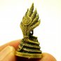 NAKPROK BUDDHA MINI AMULET FIGURINE THAI SATURDAY REAL LUCKY LIFE NAGA NAK SNAKE