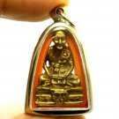 LP PERN SIT ON TIGER MUAYTHAI REAL BLESSED THAI BRASS AMULET BUDDHA RARE PENDANT LP PERN SIT ON TIGER MUAYTHAI REAL BLESSED THAI BRASS AMULET BUDDHA RARE PENDANT