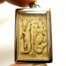 LADY MERMAID CROCODILE CALL MONEY & SARIKA MAGIC BIRD THAI BUDDHA AMULET PENDANT