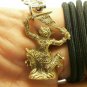 LORD HANUMAN MONKEY RAISE FLAG MUAY THAI AMULET LIFE PROTECTION PENDANT NECKLACE