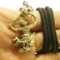 LORD HANUMAN MONKEY RAISE FLAG MUAY THAI AMULET LIFE PROTECTION PENDANT NECKLACE